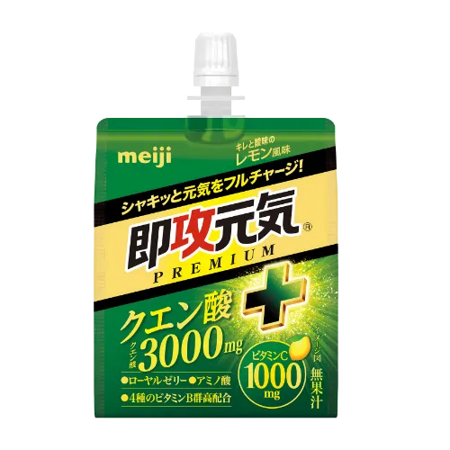 即攻元気ゼリー クエン酸＋ キレと酸味のレモン風味 36個入 | TEAM MATE